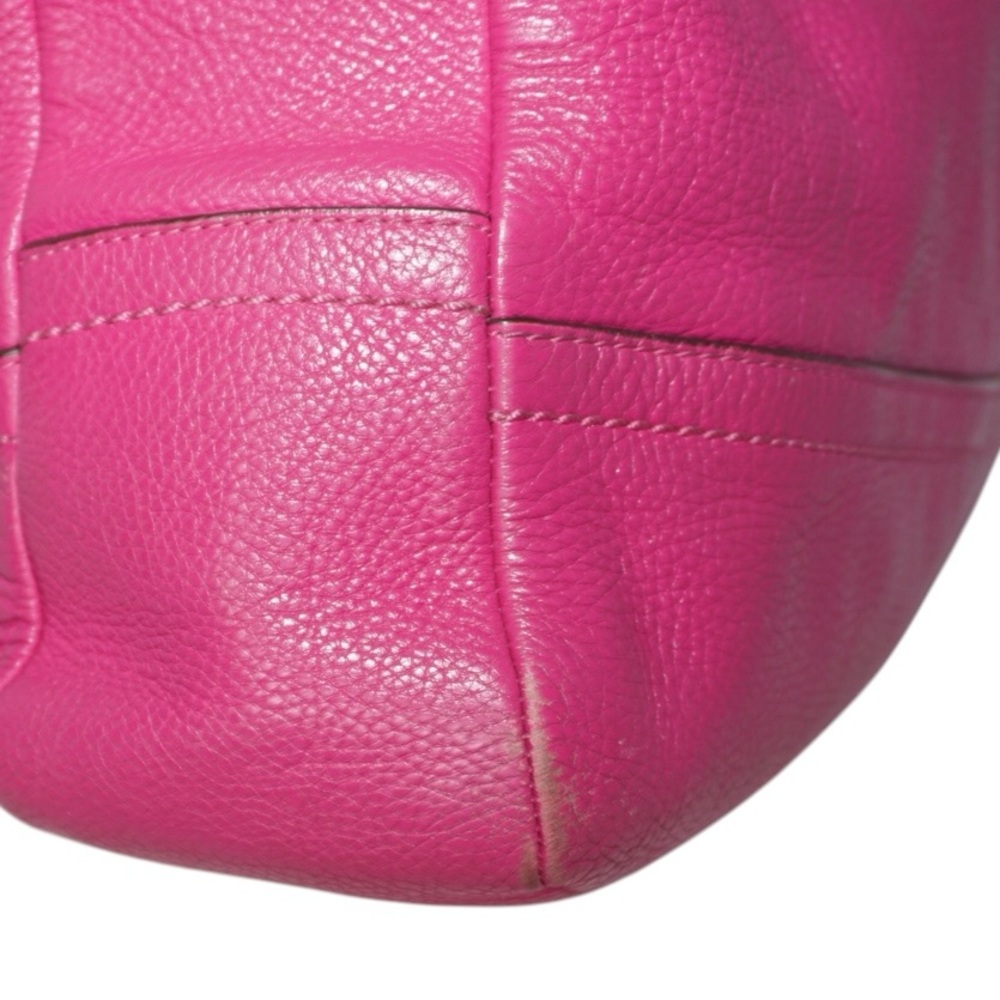 Coach Pink Park Pebble Leather Hobo Bag Magenta Fuchsia F23293 - Picture 5 of 16